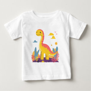 Cute Cartoon Dinosaur – Adorable Dino Baby T-Shirt