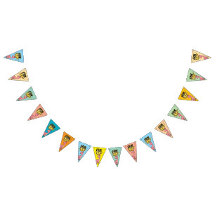 Cute Cartoon Dinosaur Birthday Bunting
