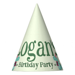 Cute Cartoon Dinosaur Birthday Party Hat