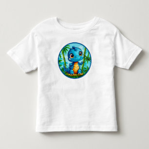 Cute cartoon dinosaur toddler T-Shirt