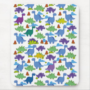 Cute Cartoon Dinosaurs Mouse Pad