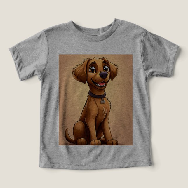 Cute cartoon dog (Design Front)