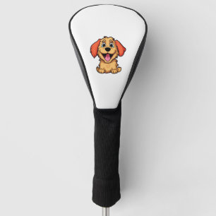 Cute cartoon dog 3 golf head cover