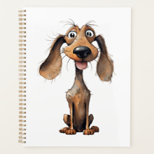 Cute Cartoon Dog Breed Art Collection Planner