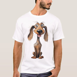 Cute Cartoon Dog Breed Art Collection  T-Shirt