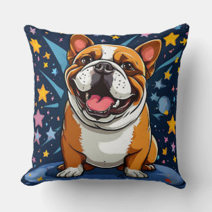 Cute cartoon dog cushion