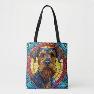 Cute cartoon Dog Fun Puppy Animal Pet Lover Gift Tote Bag