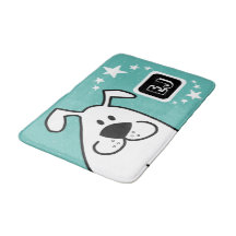 Cute Cartoon Dog Monogram