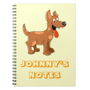 Cute Cartoon Dog note book