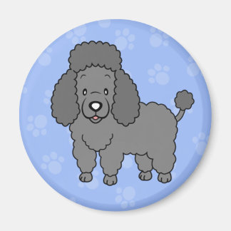 Cute Cartoon Dog Poodle Magnet