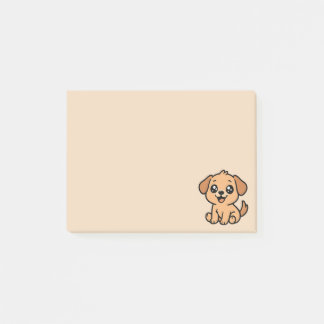 Cute Cartoon Dog Post-It Notes