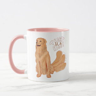 Cute Cartoon Dog Quote Mug