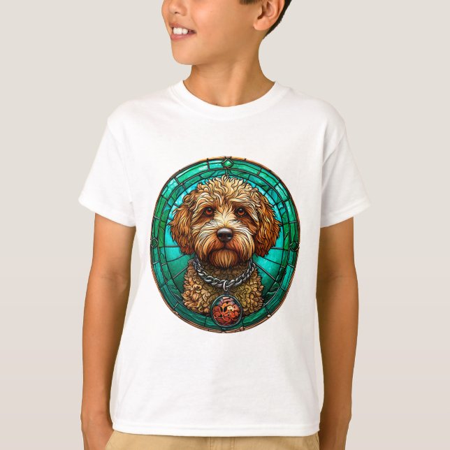 Cute Cartoon Dog T-Shirt (Front)