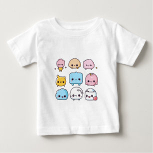 Cute Cartoon Doodle Design Baby T-Shirt