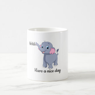 Cute Cartoon Elephant Ceramic Mug