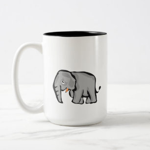 Cute Cartoon Elephant Coffee Mug