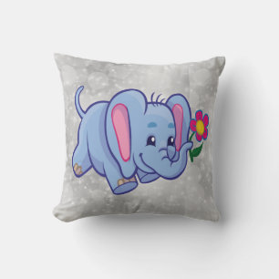 Cute cartoon elephant cushion