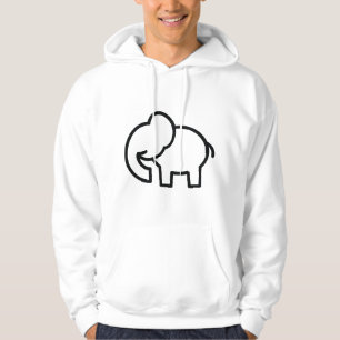 Cute Cartoon Elephant Hoodie