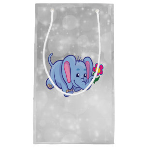 Cute cartoon elephant small gift bag