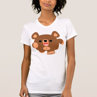 Cute Cartoon Energetic Bear Women T-shirt