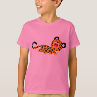 Cute Cartoon Facetious Leopard Children T-Shirt