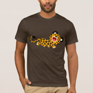 Cute Cartoon Facetious Leopard T-Shirt