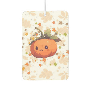 cute cartoon fall pumpkin car air freshener