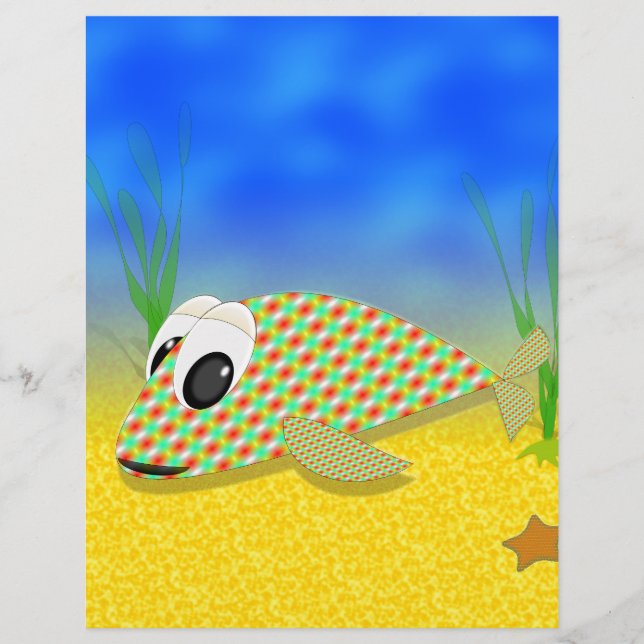 Cute Cartoon Fish (Front)