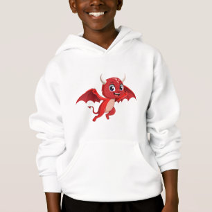 Cute cartoon flying devil