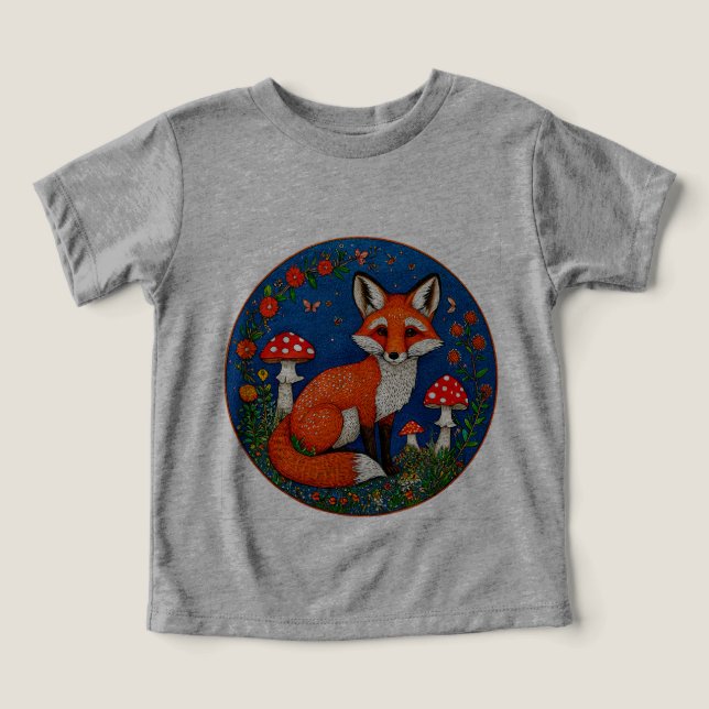 Cute cartoon fox (Design Front)