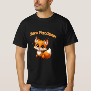 Cute Cartoon Fox – Adorable Kawaii Style T-Shirt