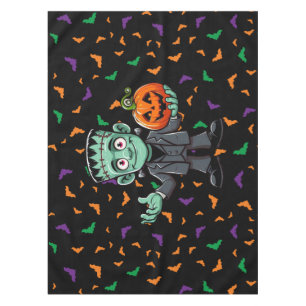 Cute, cartoon Frankenstein's monster Tablecloth