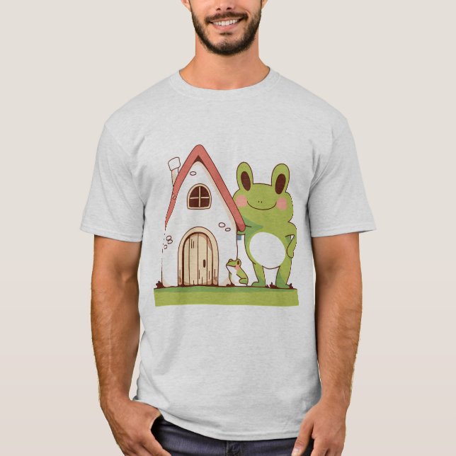 cute cartoon frog T-Shirt (Front)