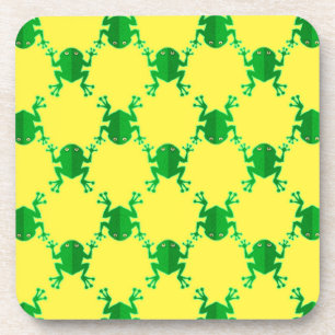 Cute Cartoon Frogs Coaster