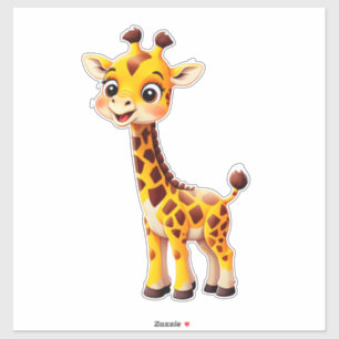 Cute Cartoon Giraffe