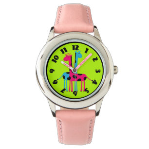 Cute Cartoon Giraffes Watch