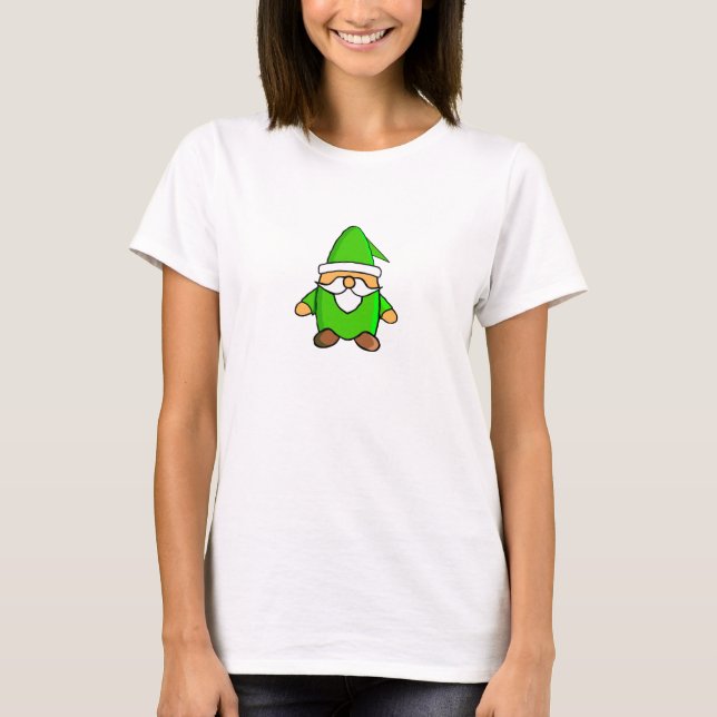 Cute Cartoon Gnome T-Shirt (Front)