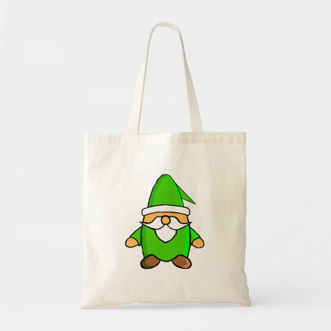 Cute Cartoon Gnome Tote Bag (Front)