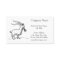 Cute Cartoon Goat, Black and White Farm Animal