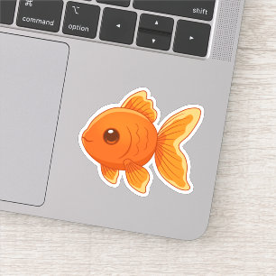Cute Cartoon Goldfish