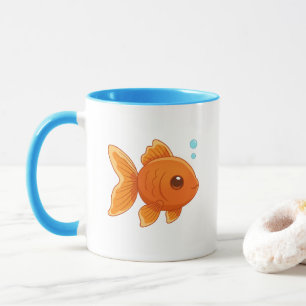 Cute Cartoon Goldfish Mug