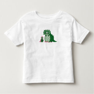 Cute Cartoon Green Dragons Toddler T-Shirt