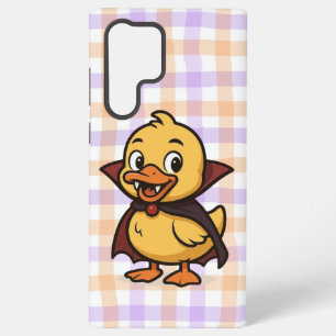 Cute cartoon Halloween duck vampire Samsung Galaxy Case