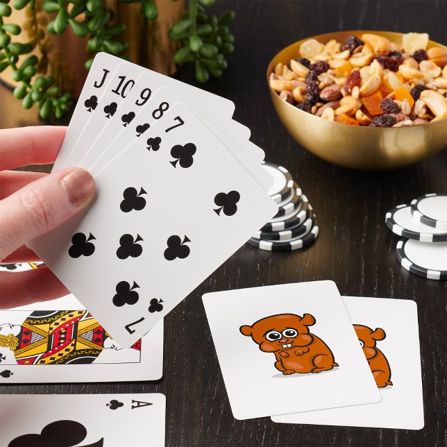 Cute Cartoon Hamster Playing Cards (Creator Uploaded)
