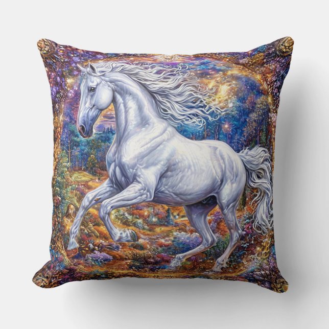 Cute Cartoon Horse Cushion (Front)