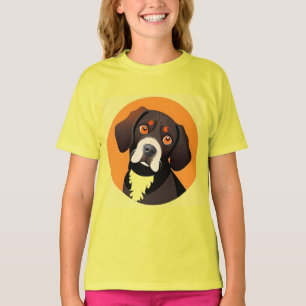 Cute Cartoon Illustration of a Puppy T-Shirt