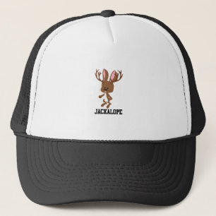 Cute Cartoon Jackalope Trucker Hat