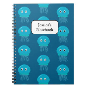 Cute Cartoon Jellyfish Notebook