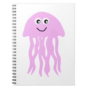 Cute Cartoon Jellyfish Notebook