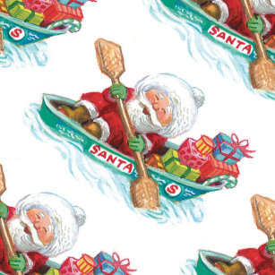 Santa Claus On Row Boat Gifts On Zazzle Nz